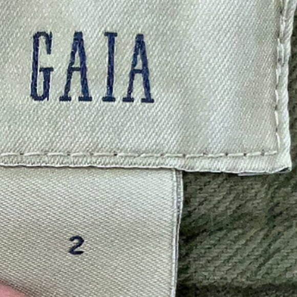 Gap × Cult Gaia Cargo Barrel Pants in Olive Green 2 NWT - Picture 7 of 7